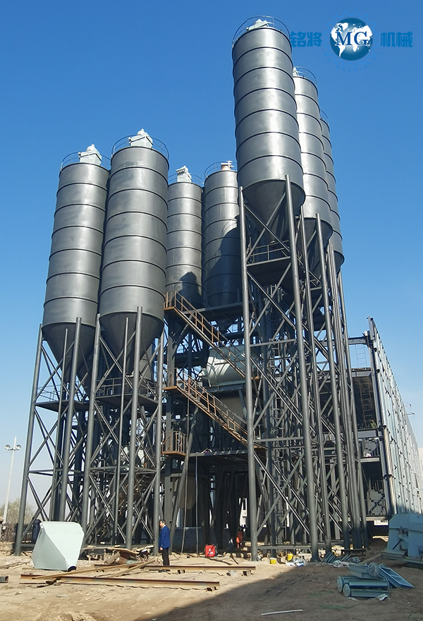 北京北鵬時(shí)產(chǎn)100噸干粉砂漿設(shè)備主體已經(jīng)完工 北京北鵬時(shí)產(chǎn)100噸干粉砂漿設(shè)備主體已經(jīng)完工