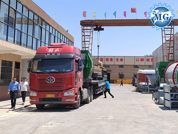 駐馬店年產(chǎn)20萬噸干粉砂漿生產(chǎn)線發(fā)貨！