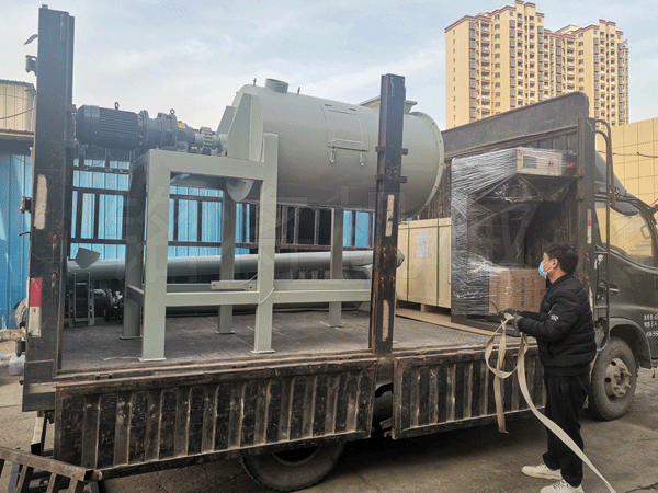 簡易干粉砂漿生產線交付物流！